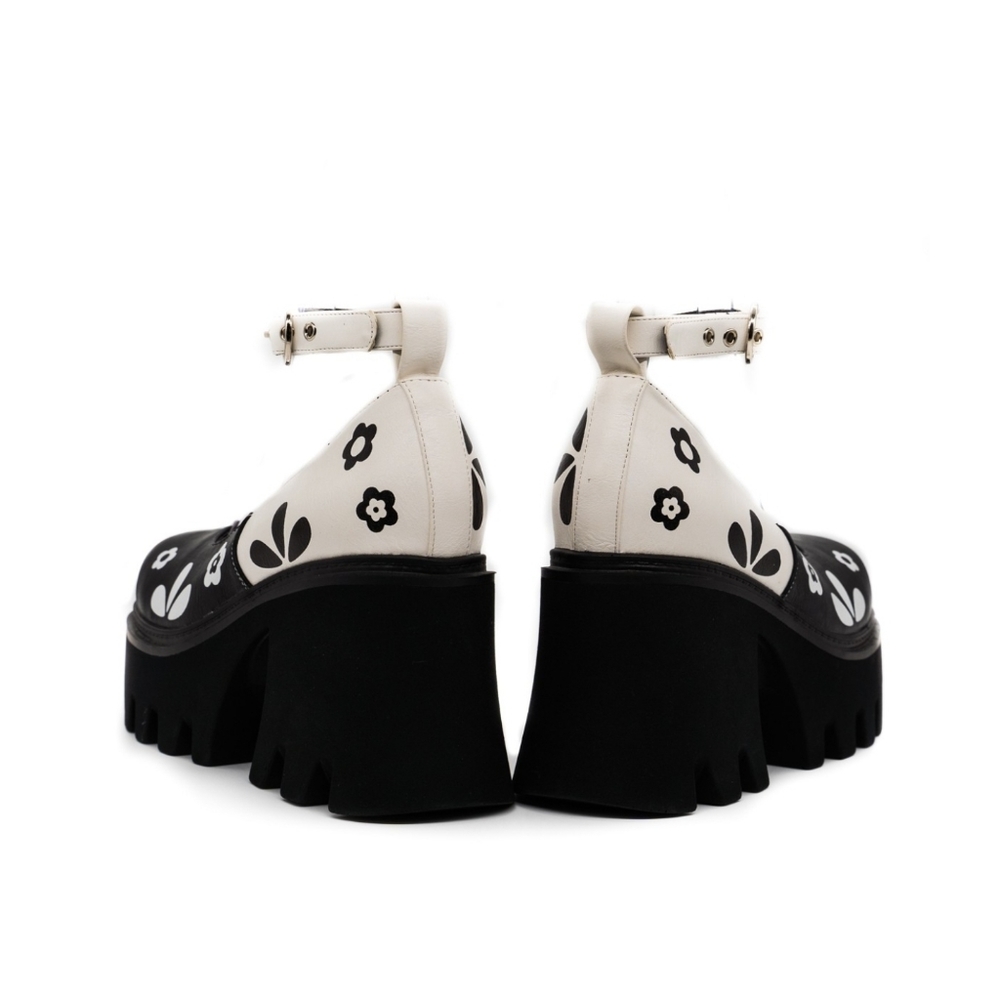 NWT LaModa Floral Chunky Platform Mary Jan… - Picture 4 of 8